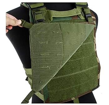 Amazon | TMC 420プレートキャリア（ウッドランド）屋外ゲーム